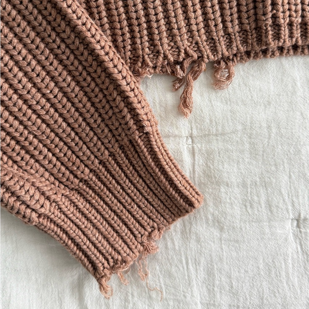 RtA Brown Ribbed Sweater - Picture 4 of 6